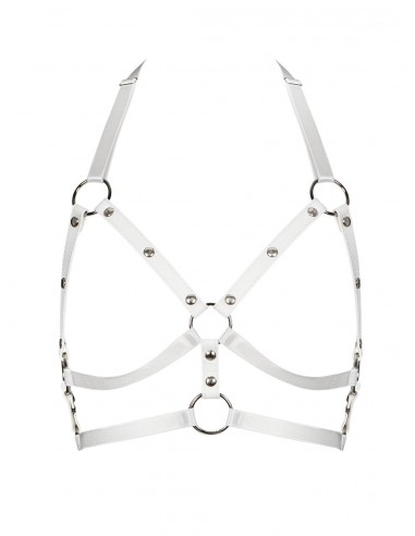 Uprząż erotyczna A759 uprząż biała  S/M/L - Chokery i uprzęże - 5