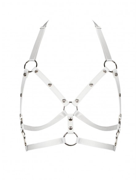 Uprząż erotyczna A759 uprząż biała XL/XXL - Chokery i uprzęże - 5