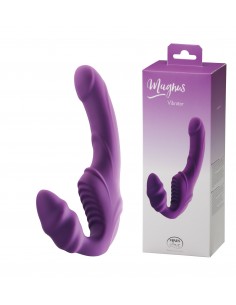 Strapon Bez Uprzęży Minds Of Love Magnus Purple - Strap-ony, dilda na pasku z wibracją - 1 2