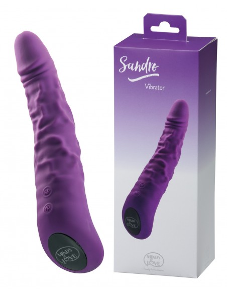 Wibrator MINDS of LOVE Sandro purple - Wibratory Realistyczne - 2