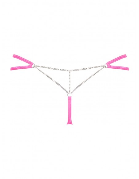 Bielizna erotyczna Chainty Stringi Różowe  S/M - Stringi - 8