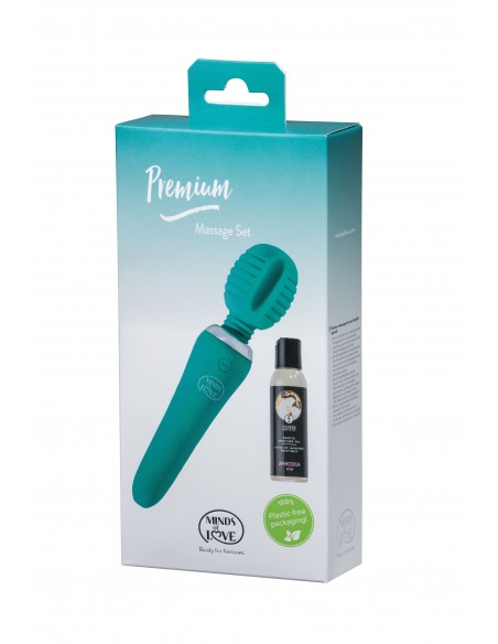 Masażer Minds Of Love Premium Massage Set Mint - Wibratory Magic Wand - 3