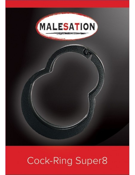 Pierścień erekcyjny Malesation Cock-Ring Super8 - Pierścienie erekcyjne niewibrujące - 3