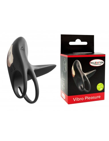 Pierścień na Penisa z wibracją  Pleasure - Pierścienie erekcyjne wibrujące - 1