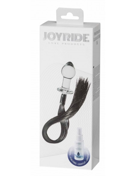 Szklany korek analny z ogonkiem Joyride Premium Glassix Set 16 - Korki analne szklane - 2