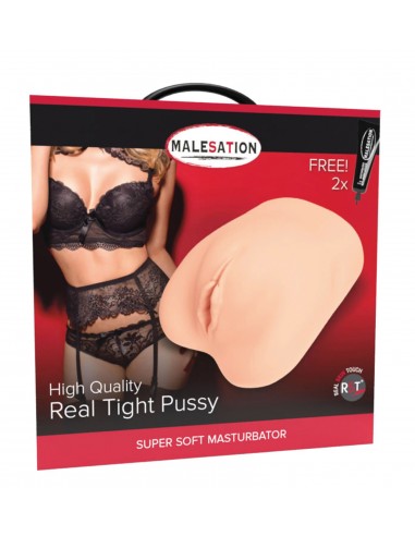 Ciasna Wygolona Wibrująca Sztuczna Wagina - Masturbatory i Sztuczne pochwy - 2