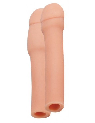 Zestaw Nakładek Na Penisa Penis Extender +5 Cm +10 Cm - Przedłużki i nakładki na penisa - 2