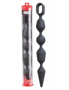 Kulki analne Malesation Ballchain Large Black - Kulki analne, koraliki analne - 1