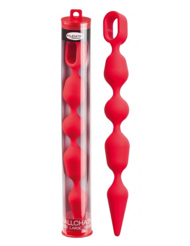 Kulki analne Malesation Ballchain Large Red - Kulki analne, koraliki analne - 1