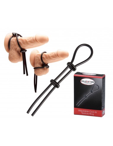 Regulowany Pierścień na Penisa Lasso Malesation Adjustable C.R. - Pierścienie erekcyjne niewibrujące - 1