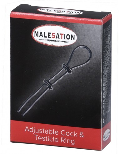 Regulowany Pierścień na Penisa Lasso Malesation Adjustable C.R. - Pierścienie erekcyjne niewibrujące - 2