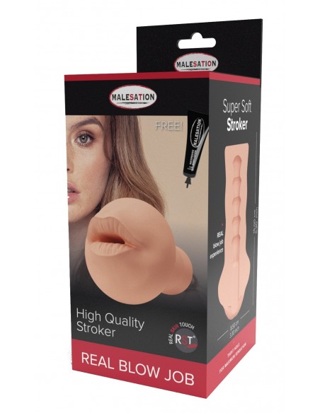Malesation Masturbator Real Blow Job Fleshlight - Masturbatory i Sztuczne pochwy - 4