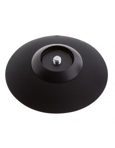 Korek analny Malesation Alu-Plug With Suction Cup Small, Black - Korki analne stalowe - 5