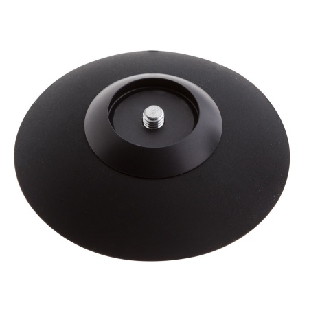 Korek analny Alu-Plug z odpinaną silikonową przyssawką, mały, czarny - 5