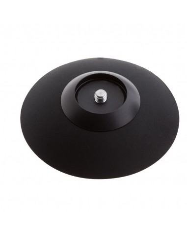 Korek analny Malesation Alu-Plug With Suction Cup Medium, Black - Korki analne stalowe - 5