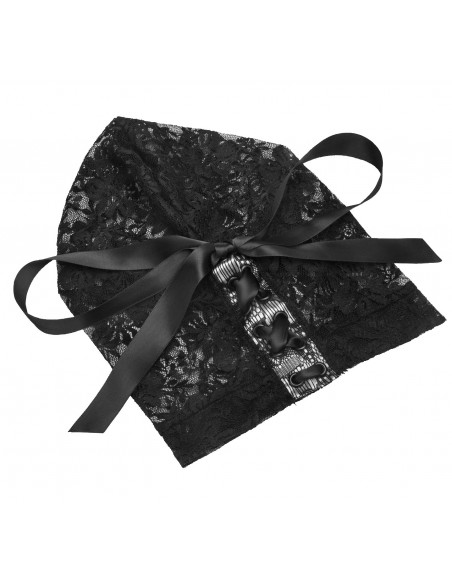 Uprząż BDSM Steamy Shades Lace Hood - Uprzęże BDSM - 2