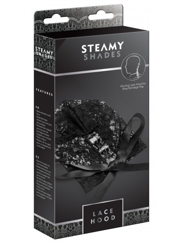 Uprząż BDSM Steamy Shades Lace Hood - Uprzęże BDSM - 3