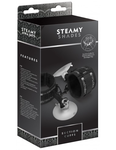 Uprząż BDSM Steamy Shades Suction Cuffs - Uprzęże BDSM - 3
