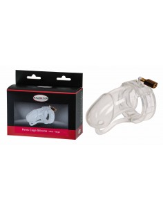 Klatka Na Penisa Malesation Penis Cage Silicone Large Clear - Klatki na penisa - 1