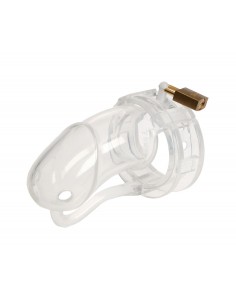 Klatka Na Penisa Malesation Penis Cage Silicone Large Clear - Klatki na penisa - 1 2