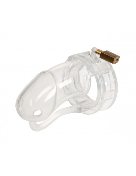 Klatka Na Penisa Malesation Penis Cage Silicone Large Clear - Klatki na penisa - 2
