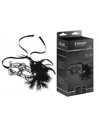 Maska - Opaska Na Oczy Steamy Shades Mardi Gras Mask With Feathers - Opaski i maski na oczy - 1