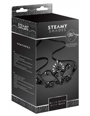 Maska - Opaska Na Oczy Steamy Shades Bling Bling Orgi Mask - Opaski i maski na oczy - 3