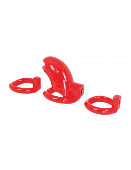 Klatka Na Penisa Malesation Chastity Cage Red - Klatki na penisa - 6