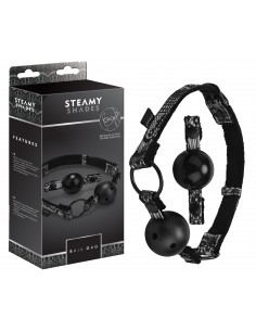 Knebel Steamy Shades Ball Gag Mit Plastik- Und Silikon-Ball - Kneble do ust - 1