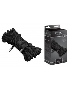 Lina BDSM Steamy Shades Black Rope - Liny, sznury BDSM - 1