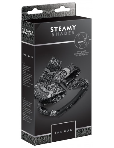 Knebel Steamy Shades Bar Gag - Kneble do ust - 3