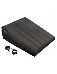Poduszka do seksu STEAMY SHADES Deluxe Inflatable Wedge / Restraint Cuffs - Pozostałe gadżety BDSM - 1 2