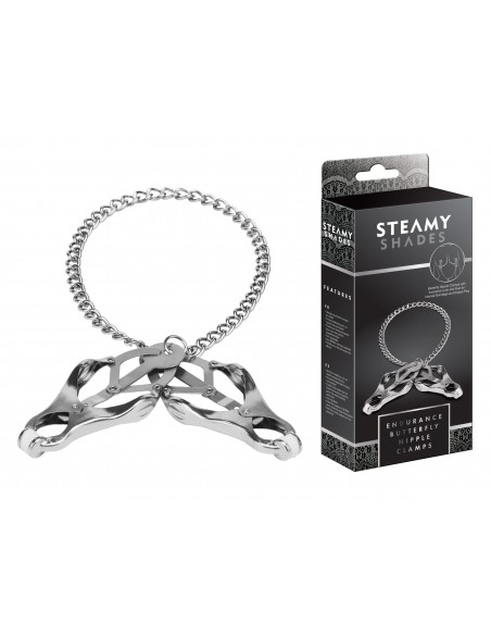 Klamry na sutki Steamy Shades Endurance Butterfly Nipple Clamps - Klamry i klipsy na sutki - 1