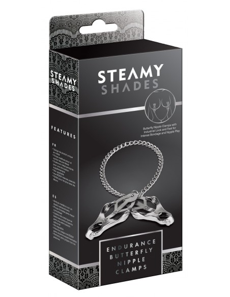 Klamry na sutki Steamy Shades Endurance Butterfly Nipple Clamps - Klamry i klipsy na sutki - 3