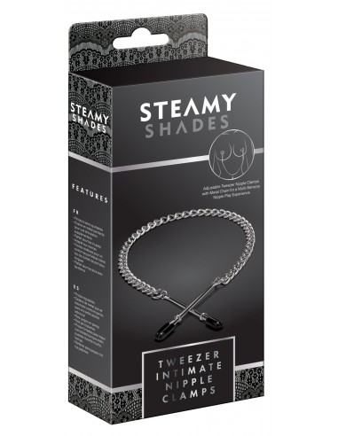 Klamry na sutki Steamy Shades Tweezer Intimate Nipple Clamps - Klamry i klipsy na sutki - 3