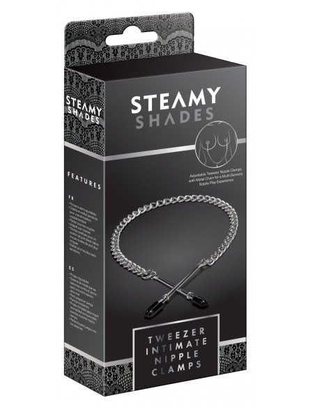 Klamry na sutki Steamy Shades Tweezer Intimate Nipple Clamps - Klamry i klipsy na sutki - 3