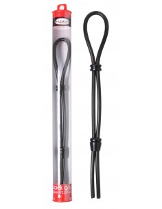 Pierścień erekcyjny Malesation Cock-Grip Double Black - Pierścienie erekcyjne niewibrujące - 1