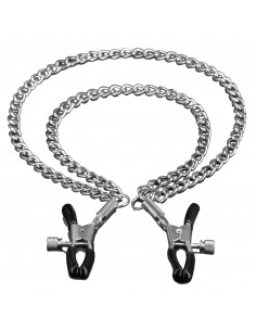 Klamry na sutki Steamy Shades Adjustable Double Chain Nipple Clamps - Klamry i klipsy na sutki - 1 2
