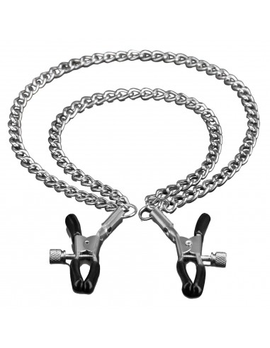 Klamry na sutki Steamy Shades Adjustable Double Chain Nipple Clamps - Klamry i klipsy na sutki - 2