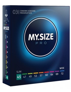 Prezerwatywy My.Size Pro 45 3 szt. - Prezerwatywy klasyczne - 1