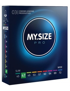 Prezerwatywy My.Size Pro 47 3 szt. - Prezerwatywy klasyczne - 1