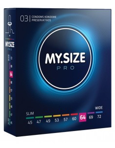 Prezerwatywy My.Size Pro 64 3 szt. - Prezerwatywy klasyczne - 1