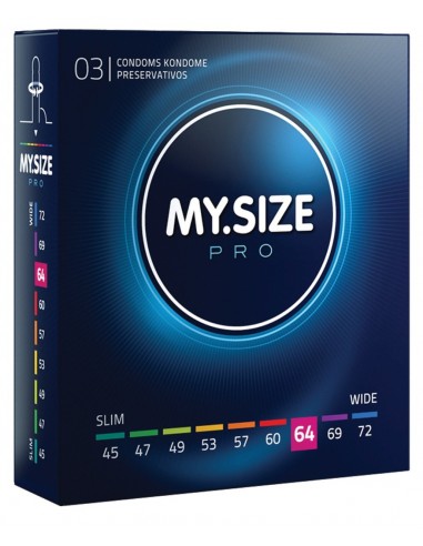 Prezerwatywy My.Size Pro 64 3 szt. - Prezerwatywy klasyczne - 1