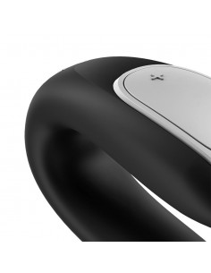 Podwójna stymulacja dla par Double Fun (Black) - Stymulatory i wibratory dla par - 1 2