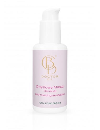 Olejek Do Masażu CBD Doctor Relaxing Sensory i Lubrykant w Jednym 500 ml - Lubrykanty, feromony i olejki do masażu CBD - 1