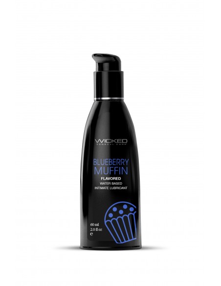 Lubrykant Wicked Aqua Blueberry Muffin Lube 60 ml - Lubrykanty na bazie wody - 1