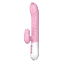 Wibrator silikonowy Silicone Vibrator USB 7 Function and Thrusting Function / Heating, pink - 7 funkcji wibracji, ruch posuwisto - 1