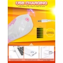 Wibrator króliczek Silikonowy Usb 7 Function And Thrusting Function / Heating, Różowy - 16