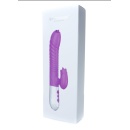 Wibrator silikonowy Silicone Vibrator USB 7 Function and Thrusting Function / Heating, pink - 7 funkcji wibracji, ruch posuwisto - 19