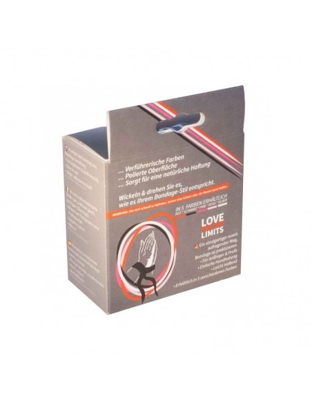 Taśma BDSM Bondage Tape Silver - Taśmy, szarfy do krępowania - 1